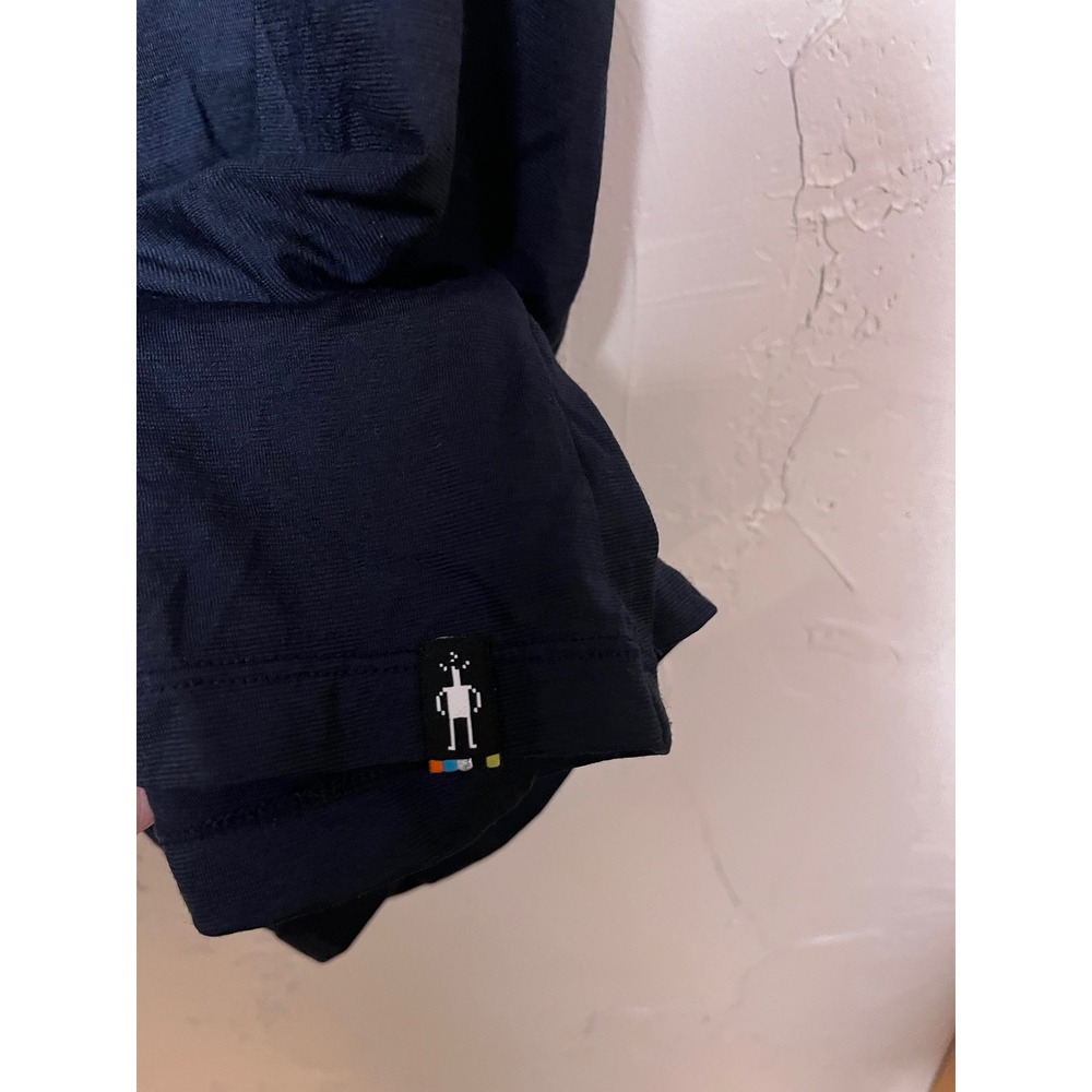 Smartwool Merino Sport 150 Tank Top Navy Blue Mountain Graphic Racerback XS - Picture 4 of 6
